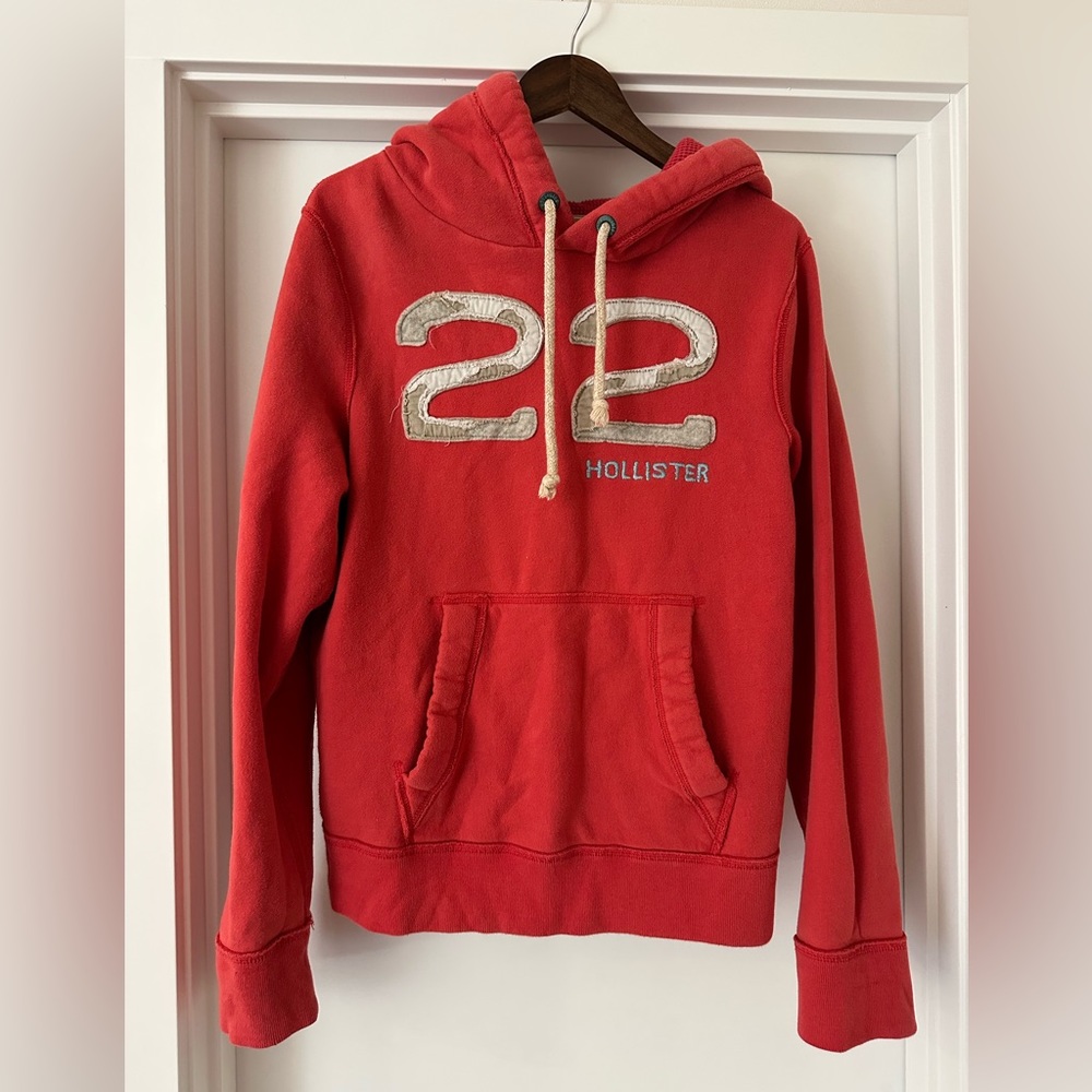 Red Hollister hoodie